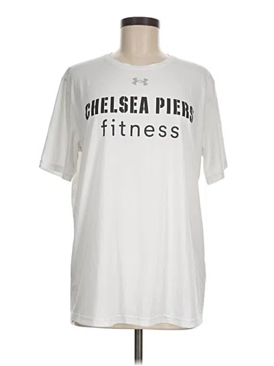 Pre-owned Under Armour Short Sleeve T-shirt In White