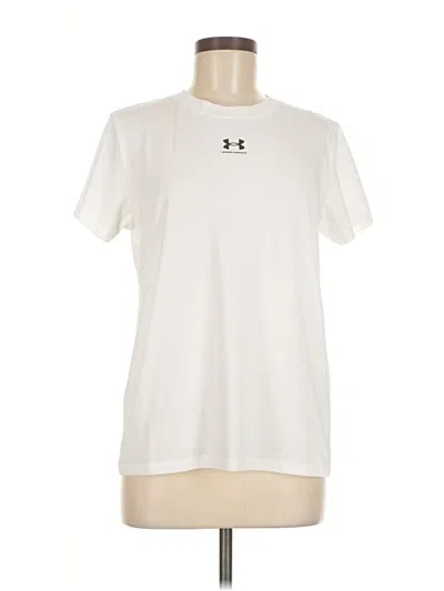 Pre-owned Under Armour Short Sleeve T-shirt In White