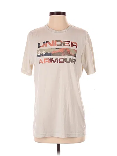Pre-owned Under Armour Short Sleeve T-shirt In White