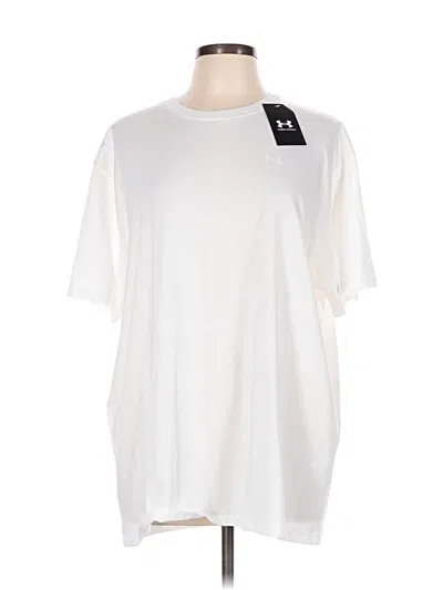 Pre-owned Under Armour Short Sleeve T-shirt In White