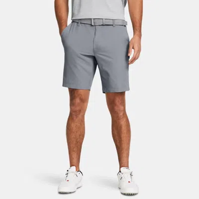 Under Armour Golf Tech Chino Shorts Men's 38 Pitch Gray Slash Pockets Erk694 In Grey
