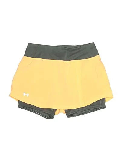Pre-owned Under Armour Skort In Yellow
