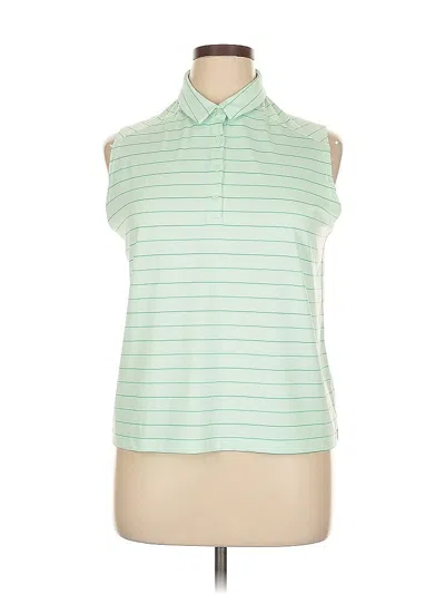 Pre-owned Under Armour Sleeveless Polo Shirt In Green