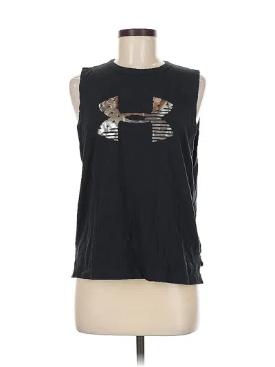 Pre-owned Under Armour Sleeveless T-shirt In Black