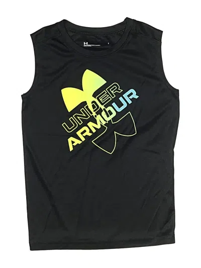Pre-owned Under Armour Kids' Sleeveless T-shirt In Black