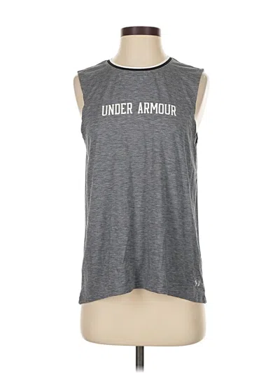 Pre-owned Under Armour Sleeveless T-shirt In Gray