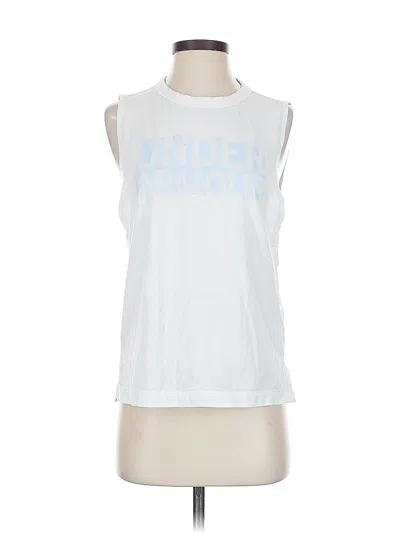 Pre-owned Under Armour Sleeveless T-shirt In White