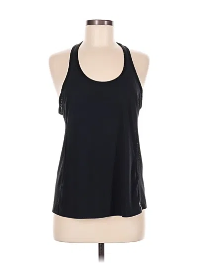 Pre-owned Under Armour Sleeveless Top Black Halter Neckline Tops