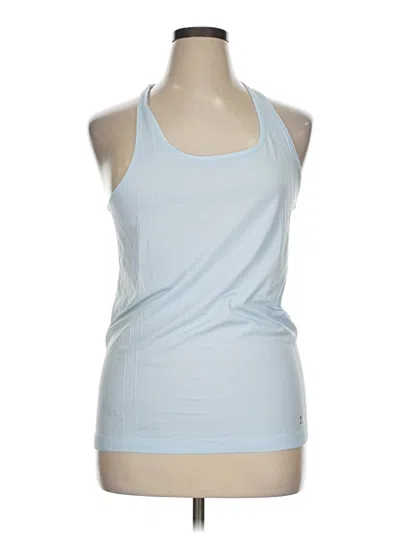 Pre-owned Under Armour Sleeveless Top Blue Halter Neckline Tops