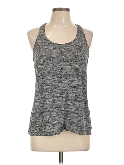 Pre-owned Under Armour Sleeveless Top Gray Halter Neckline Tops