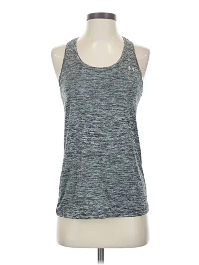 Pre-owned Under Armour Sleeveless Top Gray Halter Neckline Tops