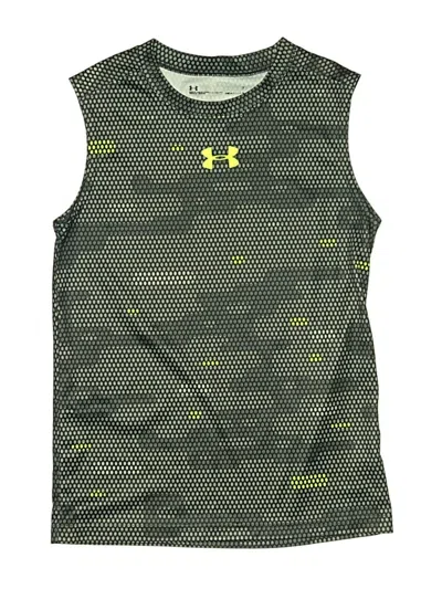 Pre-owned Under Armour Kids' Sleeveless Top Green Tops
