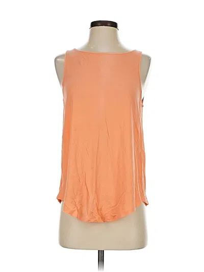 Pre-owned Under Armour Sleeveless Top Orange Halter Neckline Tops