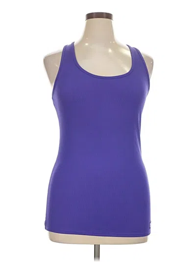 Pre-owned Under Armour Sleeveless Top Purple Scoop Neck Tops