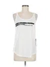 Under Armour Sleeveless Top White Scoop Neck Tops In White