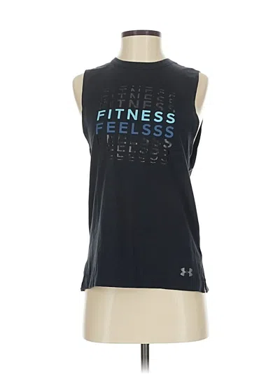 Pre-owned Under Armour Sleeveless T-shirt In Black
