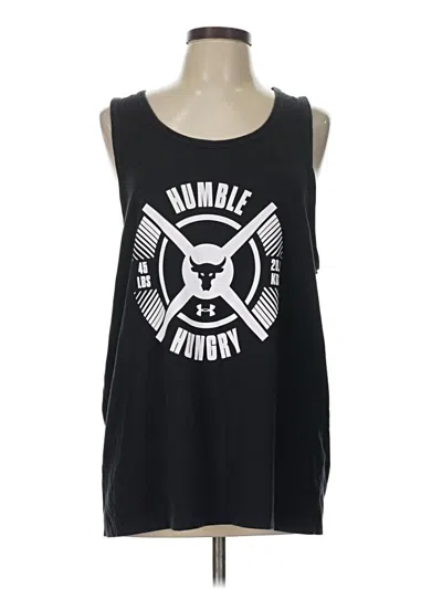 Pre-owned Under Armour Sleeveless T-shirt In Black