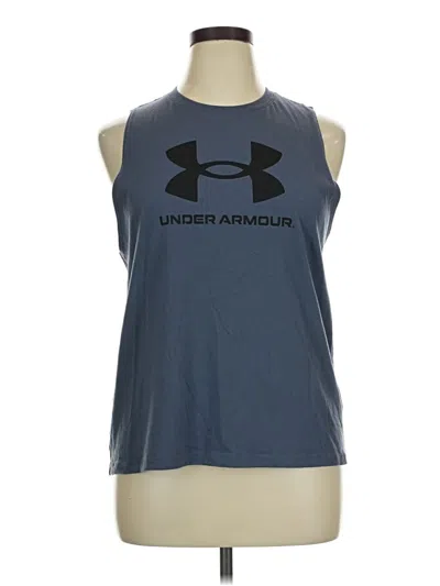Pre-owned Under Armour Sleeveless T-shirt In Blue