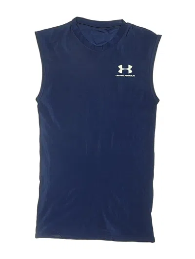 Pre-owned Under Armour Kids' Sleeveless T-shirt In Blue