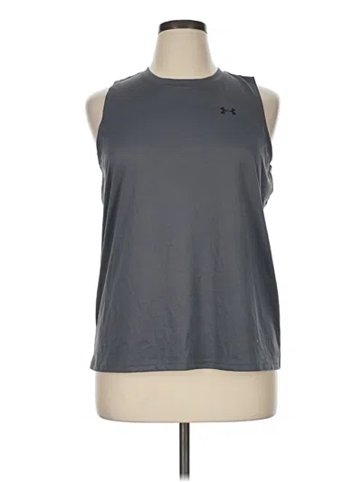 Pre-owned Under Armour Sleeveless T-shirt In Gray