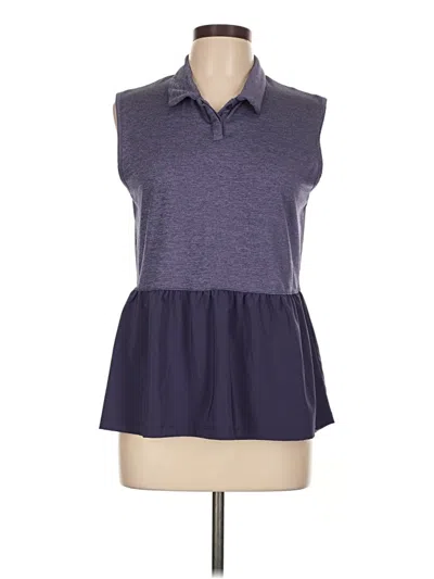 Pre-owned Under Armour Sleeveless T-shirt In Purple