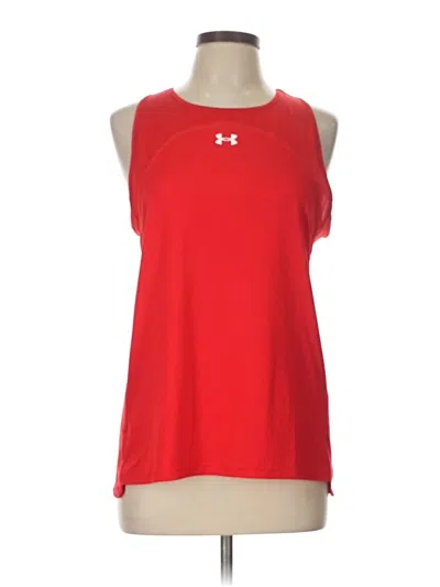 Pre-owned Under Armour Sleeveless T-shirt In Red