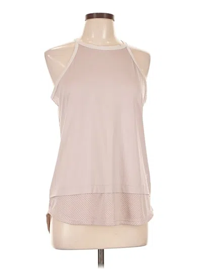 Pre-owned Under Armour Sleeveless T-shirt In Tan