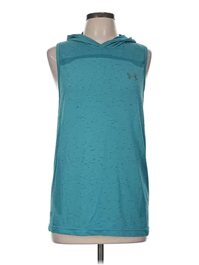 Pre-owned Under Armour Sleeveless T-shirt In Teal