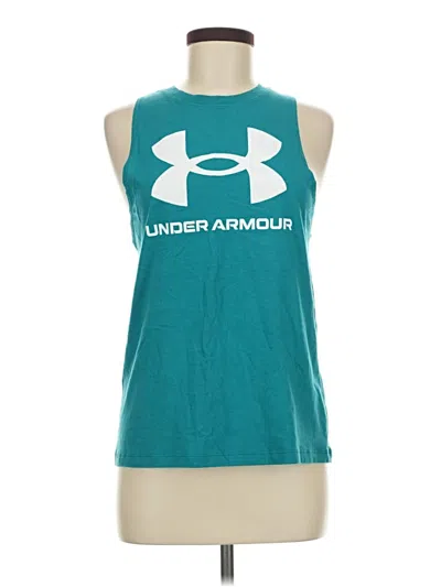 Pre-owned Under Armour Sleeveless T-shirt In Teal