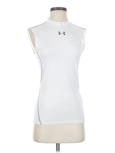 Pre-owned Under Armour Sleeveless T-shirt In White