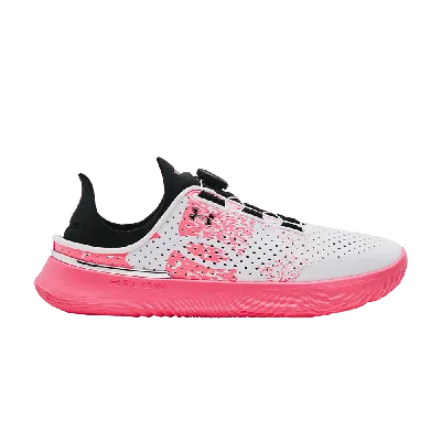 Pre-owned Under Armour Slipspeed 'beta White' In Pink