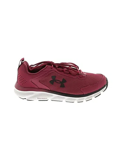Pre-owned Under Armour Sneakers In Burgundy
