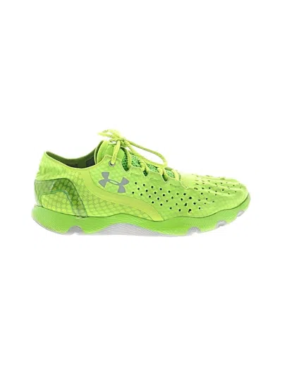 Pre-owned Under Armour Sneakers In Green