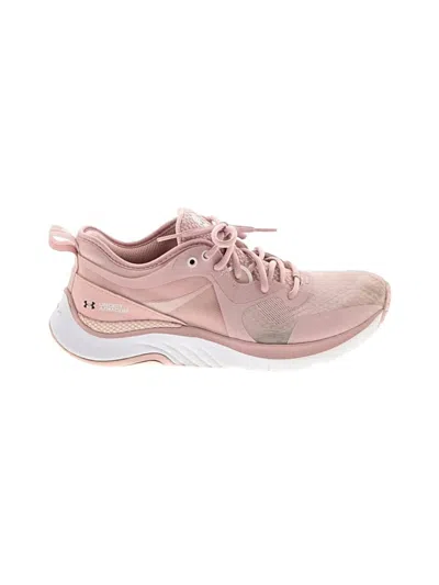 Pre-owned Under Armour Sneakers In Pink