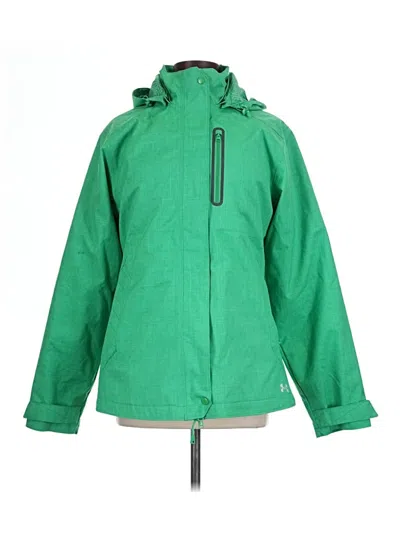 Pre-owned Under Armour Snow Jacket In Green