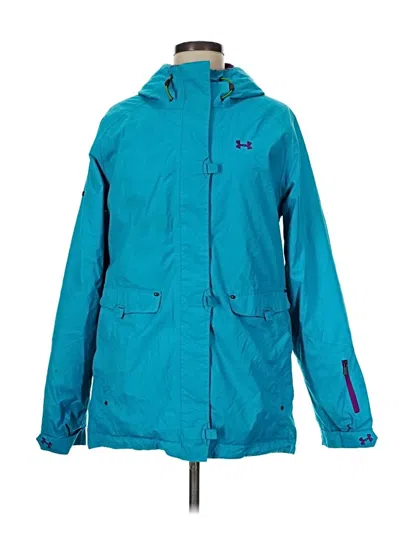 Pre-owned Under Armour Snow Jacket In Teal