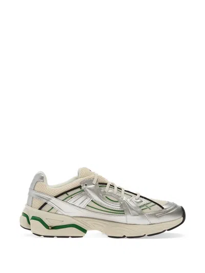 Under Armour Sola Metallic-effect Panelled Lace-up Sneakers In Multi