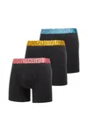 Under Armour Solid Performance Cotton Briefs (set Of Three) In Multi