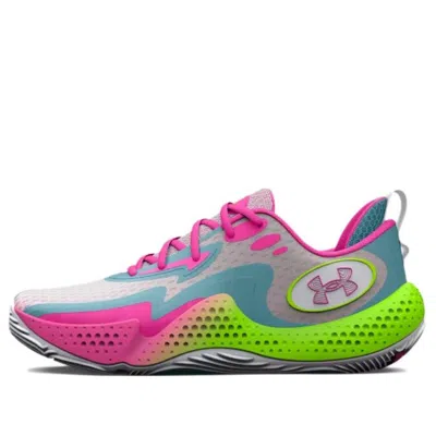 Under Armour Spawn 5 'white Lime Pink' In Multi