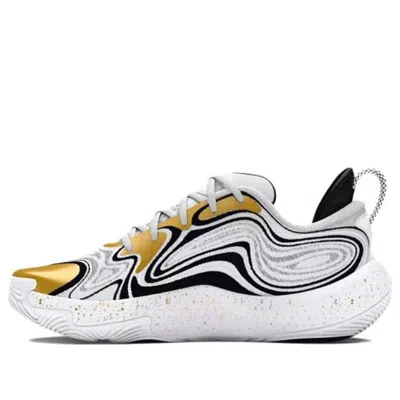 Under Armour Spawn 6 'white Metallic Gold' In Multi