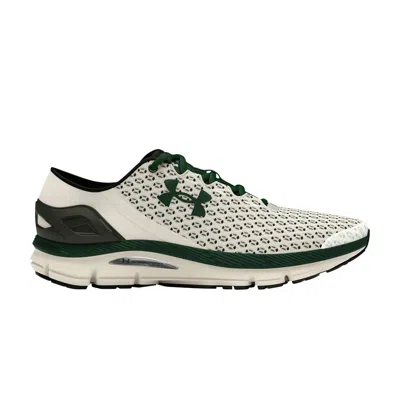 Pre-owned Under Armour Speedform Gemini 'white Quartz Baroque Green' In Cream