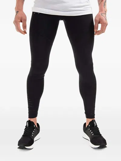 Under Armour Speedpocket Logo-print Perforated Trousers In Black