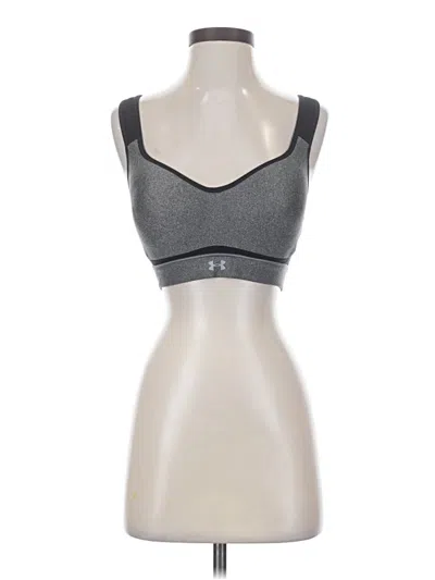 Pre-owned Under Armour Sports Bra In Gray
