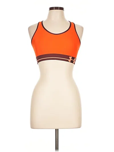 Pre-owned Under Armour Sports Bra In Orange