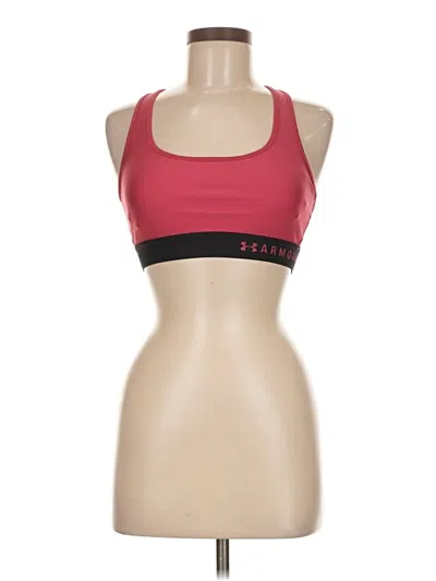 Pre-owned Under Armour Sports Bra In Red