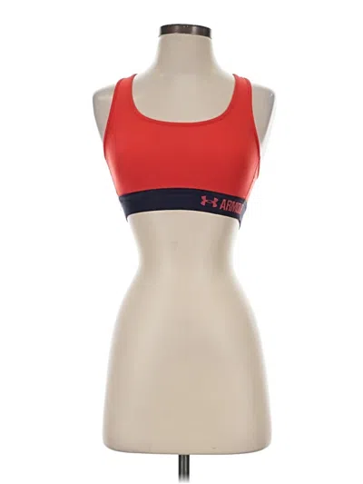 Pre-owned Under Armour Sports Bra In Red