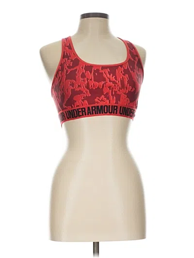 Pre-owned Under Armour Sports Bra In Red