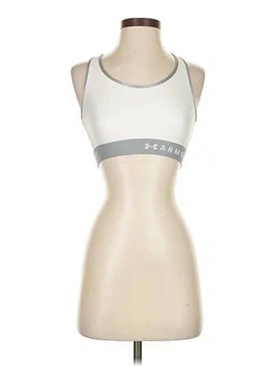 Pre-owned Under Armour Sports Bra In Silver