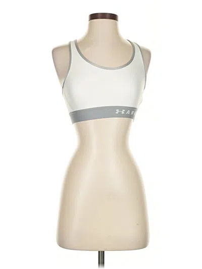 Pre-owned Under Armour Sports Bra In Silver