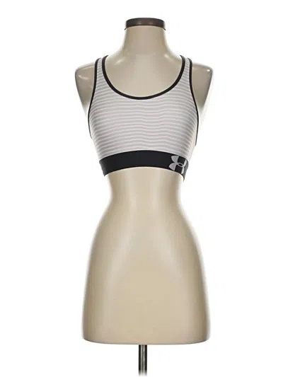 Pre-owned Under Armour Sports Bra In Silver